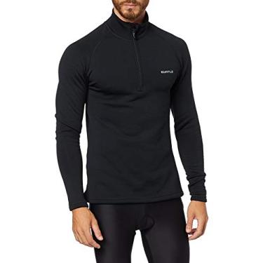 Imagem de Blusa Zip Thermoplus - Masculino Curtlo M Preto