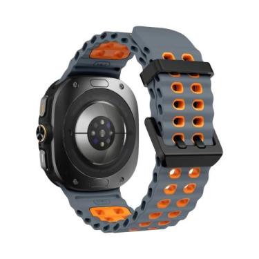 Imagem de Pulseira De Silicone Esportiva Samsung Galaxy Watch Ultra 2025/7, Aces