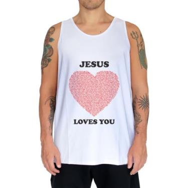 Imagem de Camiseta Regata João 3 16 Jesus Te Ama 4k 2 - Kasubeck Store®, Baby Lo