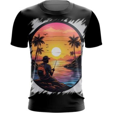 Imagem de Camiseta Dryfit Pesca Esportiva Pôr do Sol Peixes 16 - Kasubeck Store®
