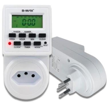 Imagem de Temporizador Digital Programável de Tomada Timer Relógio Digital para Economia de Energ...