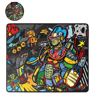 Imagem de Mouse Pad Gamer Pcyes Apollo 500 X 400 APL50X40 com Superfície Speed e Base Emborrachad...