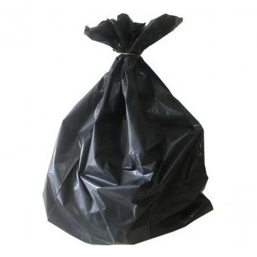 Imagem de Saco para Lixo 30L 100 Unidades para Descarte Doméstico em Plástico Preto Higipack