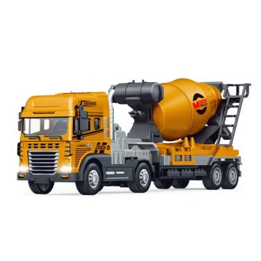 Imagem de Veículo Com Fricção - Caminhão Com Betoneira - Engineering - Luz E Som - 1:24 - Yes Toys