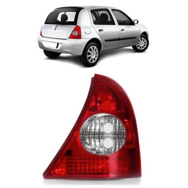 Imagem de Lanterna Traseira Clio Hatch 2003 A 2010 Ré E Pisca Cristal - Automoti