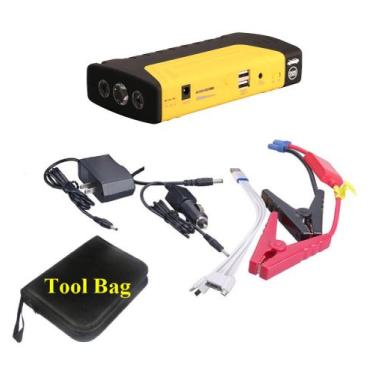 Imagem de Carregador De Bateria Auxiliar Partida Ignição Rápida Carro Moto 12v P