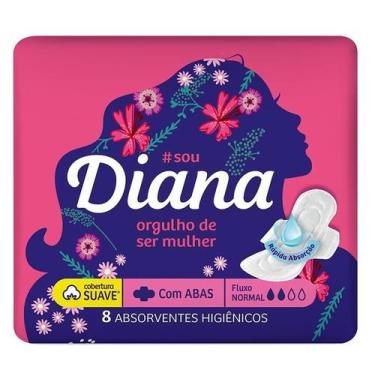 Imagem de Absorvente Diana Suave Com Abas 8 Unidades