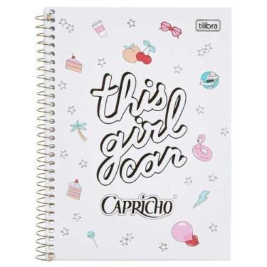 Imagem de Caderno Colegial 10 Materias 160fls Capricho - Tilibra