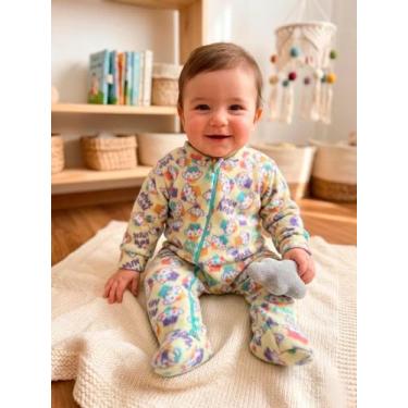 Imagem de Macacão De Bebê Sortido Longo Estampado Com Zíper 1991 - Fashion Need,