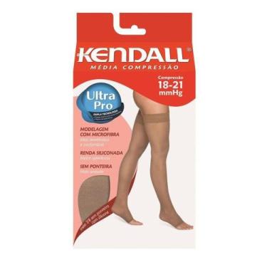 Imagem de Meia Calça De Compressao Média 7/8 Pós Cirurgia Varizes Dor - Kendall