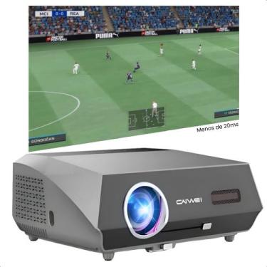 Imagem de Projetor Caiwei A10Q 3500 ANSI Lumens Com Whale OS Bluetooth 5.4 Wifi 