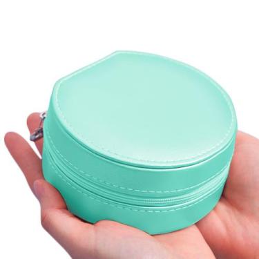 Imagem de Porta Joias Maleta Compacto Para Viagem Organizador Ótimo Maquiagem Po