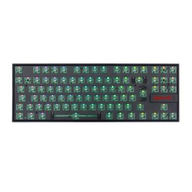 Imagem de Base para teclado mec redragon kumara-barebone edition, rgb, usb, blac