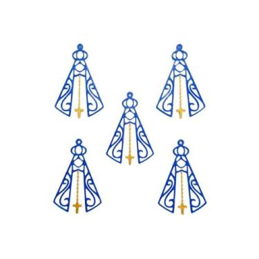 Imagem de Kit 5 Apliques Nossa Senhora 3M Enfeite Religioso Católico - FLEX3D