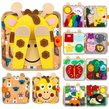 Imagem de Brinquedo educativo Busy Book NUOLUTH Montessori de 1 a 3 anos