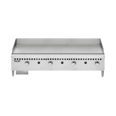 Imagem de Chapa Bifeteira a Gás GLP Vulcan VCRG48 Profissional Inox 25,4mm 4 Que