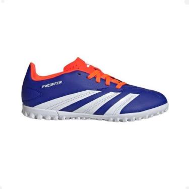 Imagem de Chuteira society infantil adidas predator 24 club low jr azul, 34, Azu
