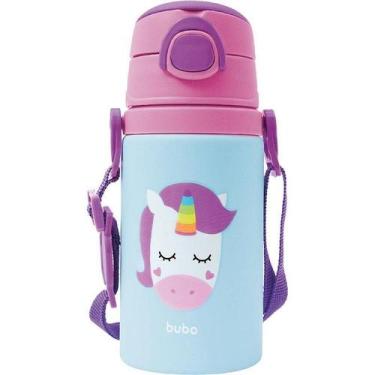 Imagem de Garrafa De Alumínio Animal Fun Unicórnio 450ml - Buba