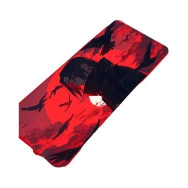 Imagem de Mouse Pad RGB Itachi Uchiha Com Luz De Fundo, Tapete De Mesa LED Para 