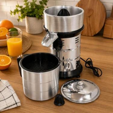 Imagem de Espremedor Extrator Suco Laranja Limão Frutas Industrial 700w Copo 3 L