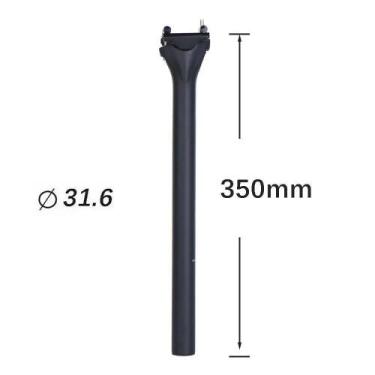 Imagem de Poste De Selim De Bicicleta Em Carbono Leve 135g 27.2 30.9 31.6mm Comp