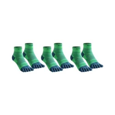 Imagem de Meias De Corrida Masculinas COOLMAX De Cinco Dedos, Respiráveis, De Se