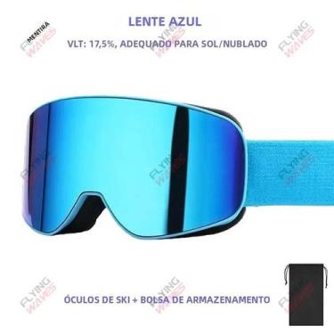 Imagem de Óculos De Esqui OTG Para Crianças Com Dupla Camada, Antiembaçante, Pro