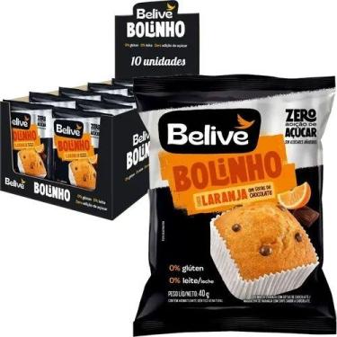 Imagem de Bolinho BeLive Laranja com Chocolate ZERO 40g (Display 10und)