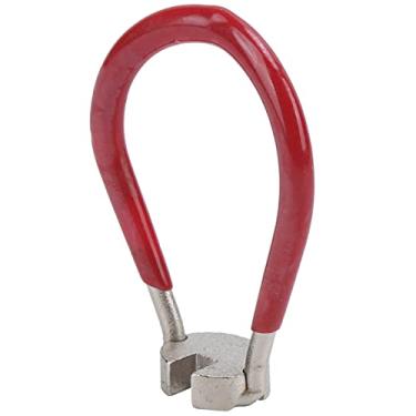 Imagem de Andrew Chave de raio, chave inglesa de fio de aço para pneus, ferramentas de ajuste para bicicleta ao ar livre (vermelho)