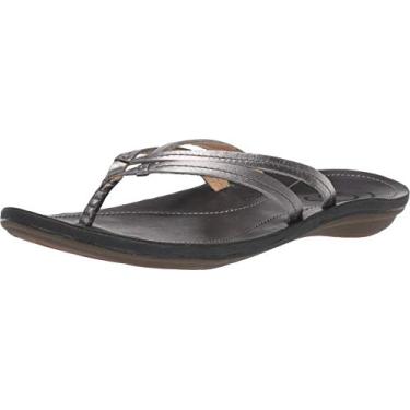 Imagem de Sandália feminina OLUKAI U'I, Pewter/Black, 5