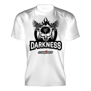 Imagem de Camiseta Esportiva Treino Branca Darkness - Integral Médica - Lançamen