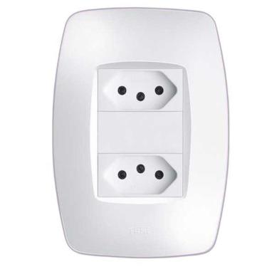 Imagem de Conjunto 2 Tomada 20A 2P+T Distanciador - Elegance Fame