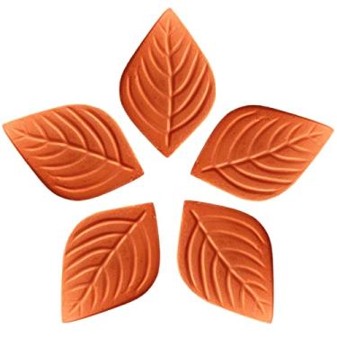 Imagem de 5 peças de protetor de açúcar mascavo para manter os utensílios de cozinha úmidos frescos recipientes de armazenamento de alimentos design de folha