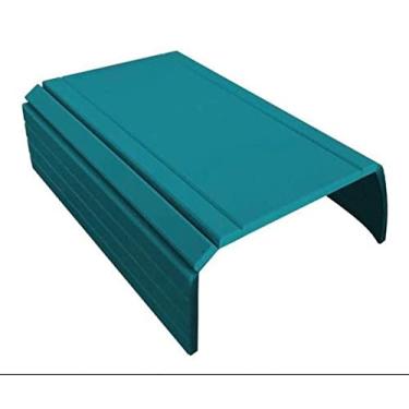 Imagem de Esteira Bandeja Suporte Reto Flexível Para Braço Sofá Azul Tifany