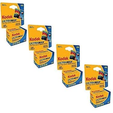 Imagem de 4X Kodak UltraMax 400 Velocidades 35 mm 36 Exposições Filme