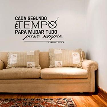 Imagem de Adesivo De Parede Frase Charles Chaplin 50cm x 90cm