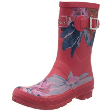 Imagem de Bota de Chuva Feminina Molly Welly Joules, Red Red Floral Red Floral, 7