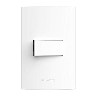 Imagem de Conjunto Interruptor Paralelo Placa 4X2, Alumbra, Inova Pro 85034, Branco