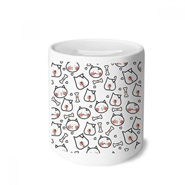 Imagem de DIYthinker Caixa de moedas de cerâmica para cães e gatos, para amantes de animais de estimação, presente de cofrinho