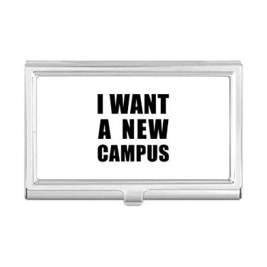 Imagem de Estojo com porta-cartões I Want A New Campus