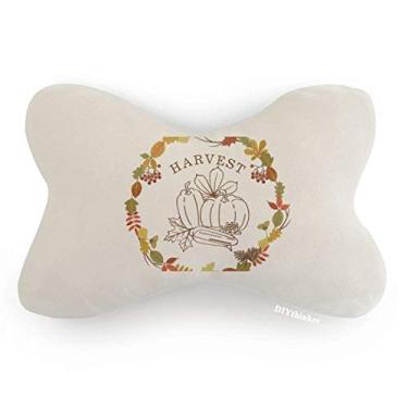 Imagem de DIYthinker Almofada de apoio de cabeça com estampa de guirlanda para carro, decoração de pescoço