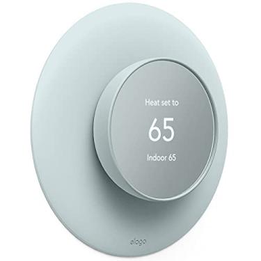 Imagem de elago Capa de placa de parede Plus 2 compatível com o termostato Google Nest 2020 [neblina] - Material de policarbonato durável, design complementar,