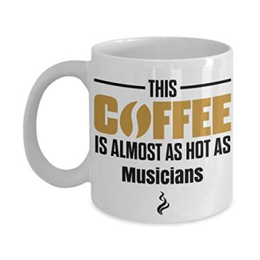 Imagem de Presente para músicos - Caneca de café This Coffee is Almost as Hot as Musicians