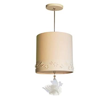 Imagem de Lustre Pendente Infantil Fadas Cúpula 25x25 1E27 Cor: Crú