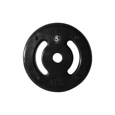 Imagem de Anilha de Ferro Fundido Injetada Alça Lateral 5,0Kg