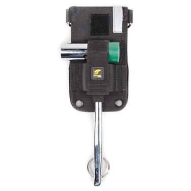 Imagem de 3M Coldre de Chave de Andaime com Retrator - Cinto, Preto, Nylon ou Poliéster, com Anéis em D para Ferramentas Mais Pesadas e Alça de Segurança de Puxar para Baixo - HOL-SCAFFWRET
