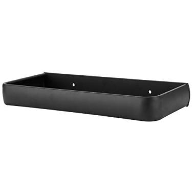 Imagem de Prateleira de banheiro de 30 cm de alumínio montada na parede rack de armazenamento oco organizador de cesta de armazenamento e sistemas de organização de armário (1 camada 27 x 13,5 x 22,5 cm / 10,63 x 5,31 x 8,86 pol.)