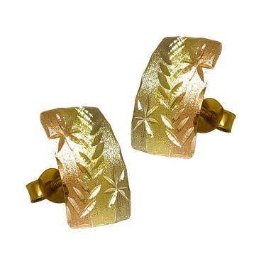 Imagem de Brinco Em Ouro 10k 416 3 Cores