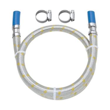 Imagem de Mangueira Flexível Espigão Blukit Para Gás 1/2 1,20m Aço Inox
