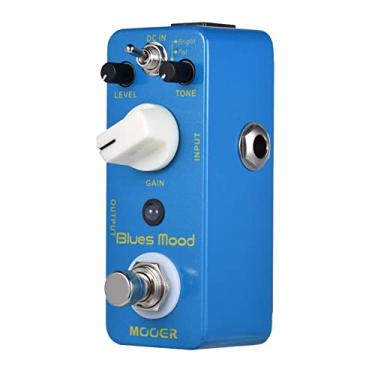 Imagem de SIMBAE Pedal De Efeitos De Guitarra Overdrive Blue Mood Blues Style Overdrive Efeito de guitarra Pedal 2 Modes (Bright/Fat) True Bypass Full Metal Shell